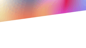 Abstract image with a colorful gradient in the top right corner—yellow to pink and purple—evoking creative energy, perfect for digital marketing or email marketing visuals, with a large white area in the bottom left.